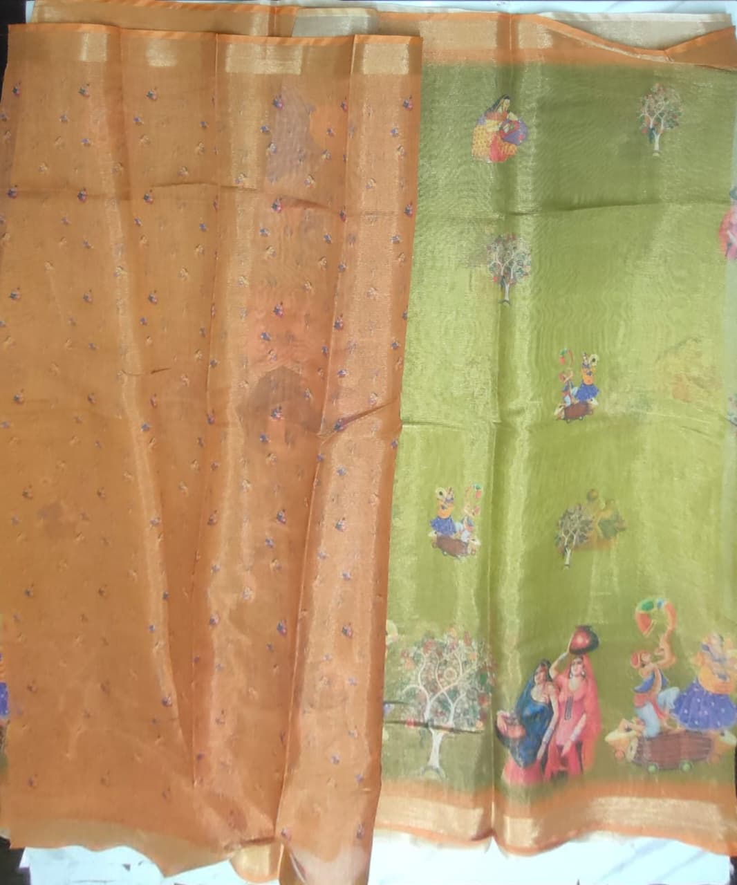 Light weight digital print sarees