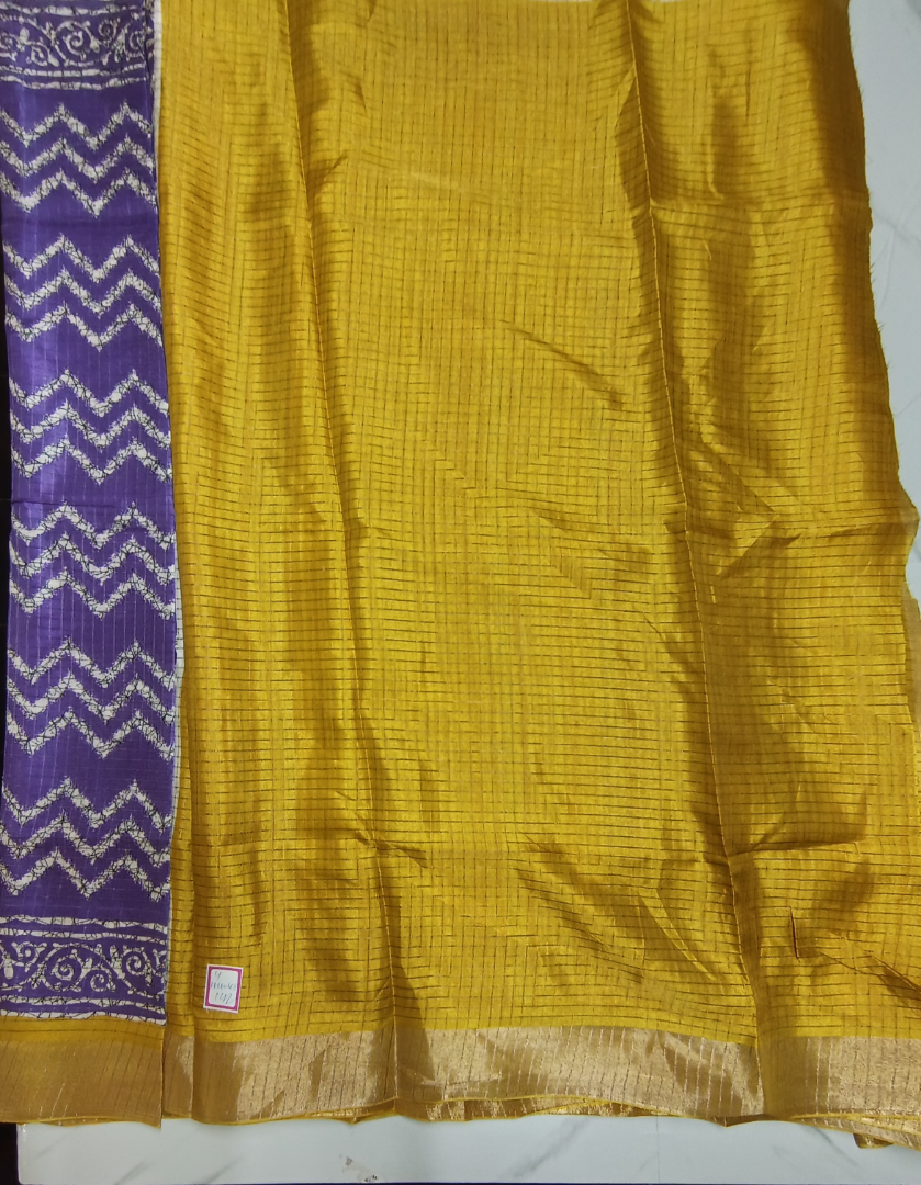 Voilet Candy silk saree