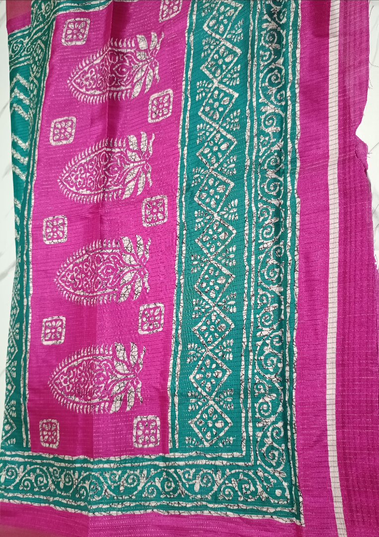 Thick Green Candy silk saree