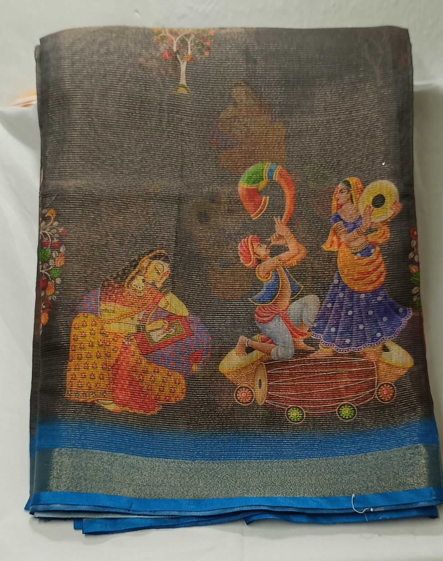 Light weight digital print sarees