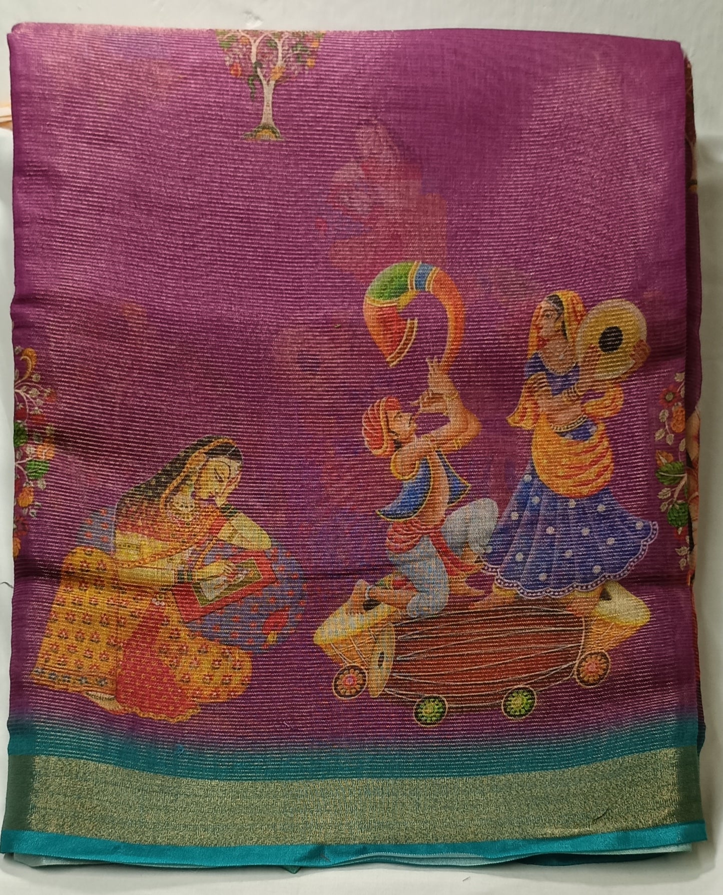 Light weight digital print sarees