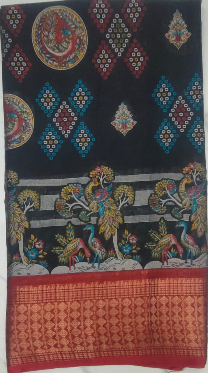 Black Fantasy silk sarees