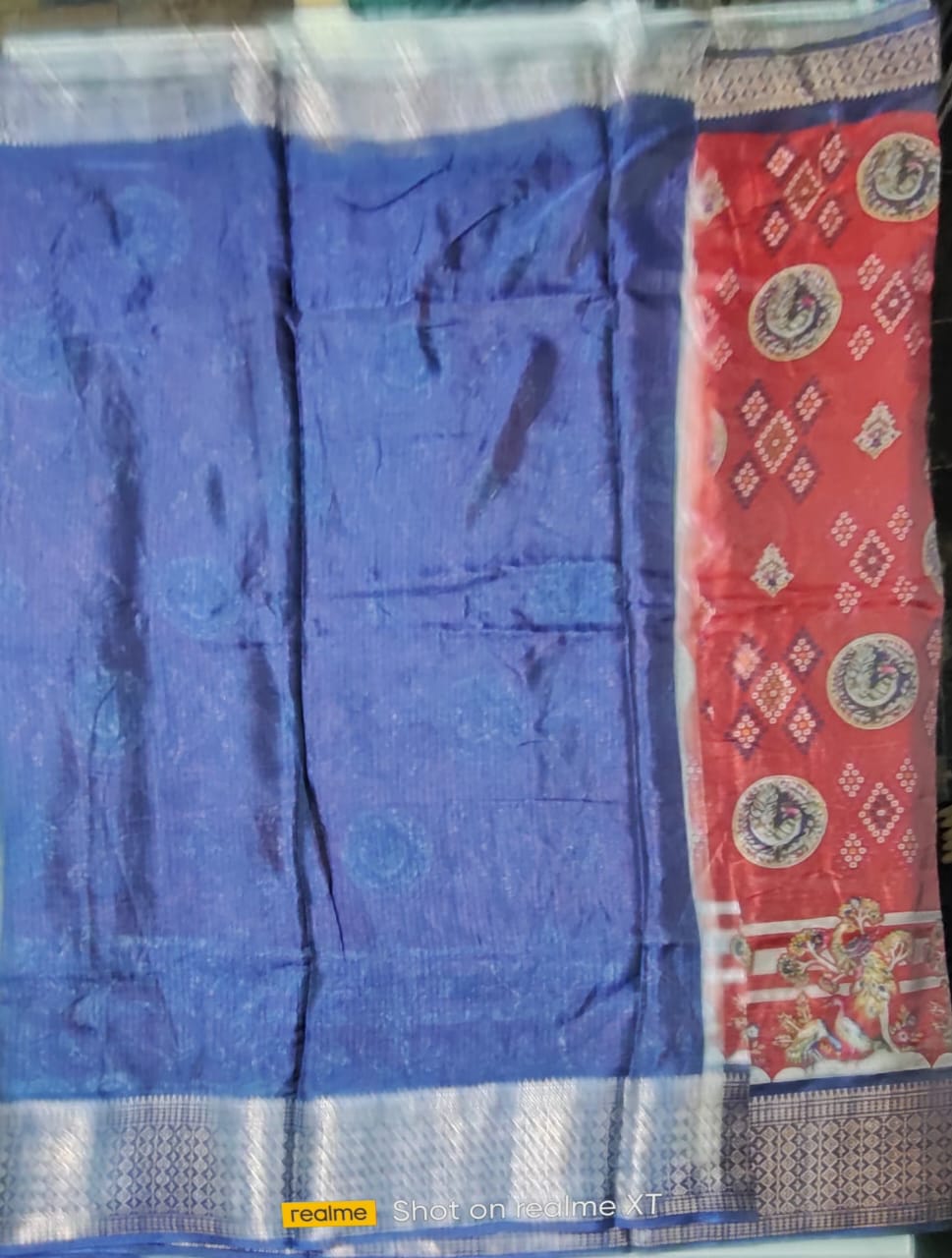 Red Fantasy silk sarees