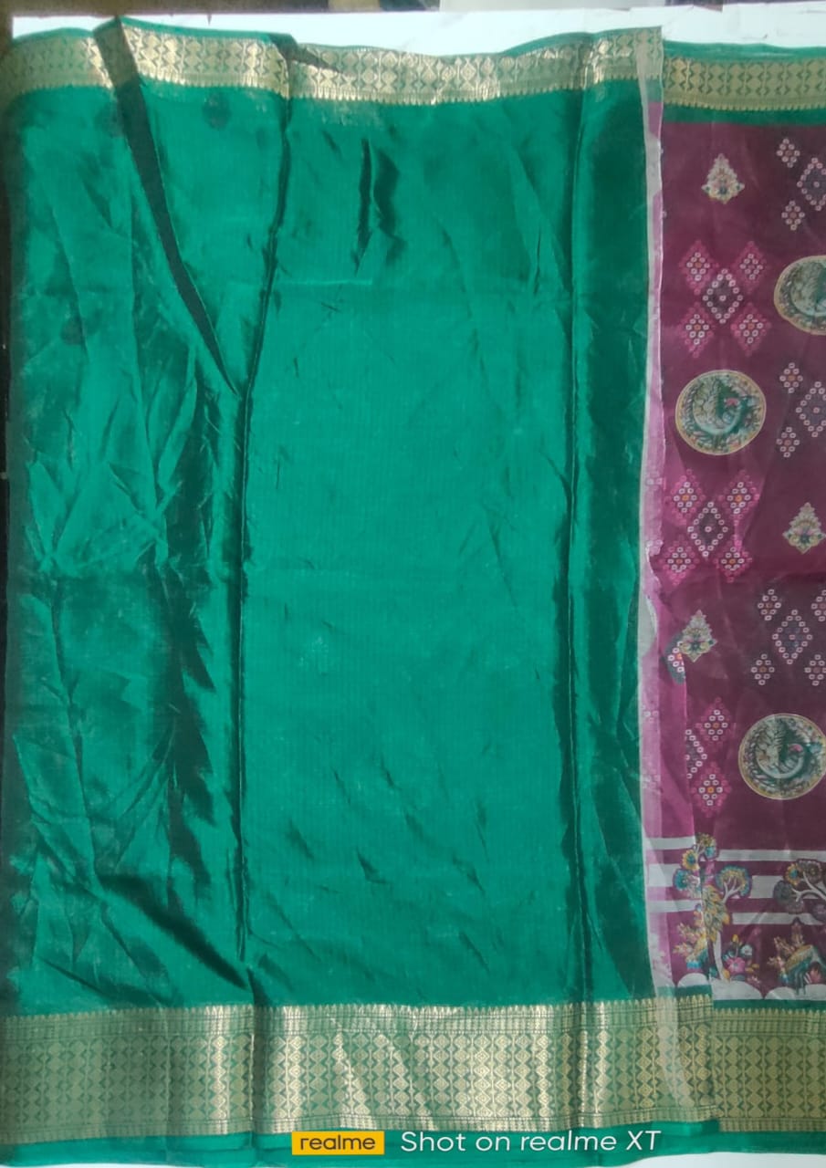 Magenta Fantasy silk sarees