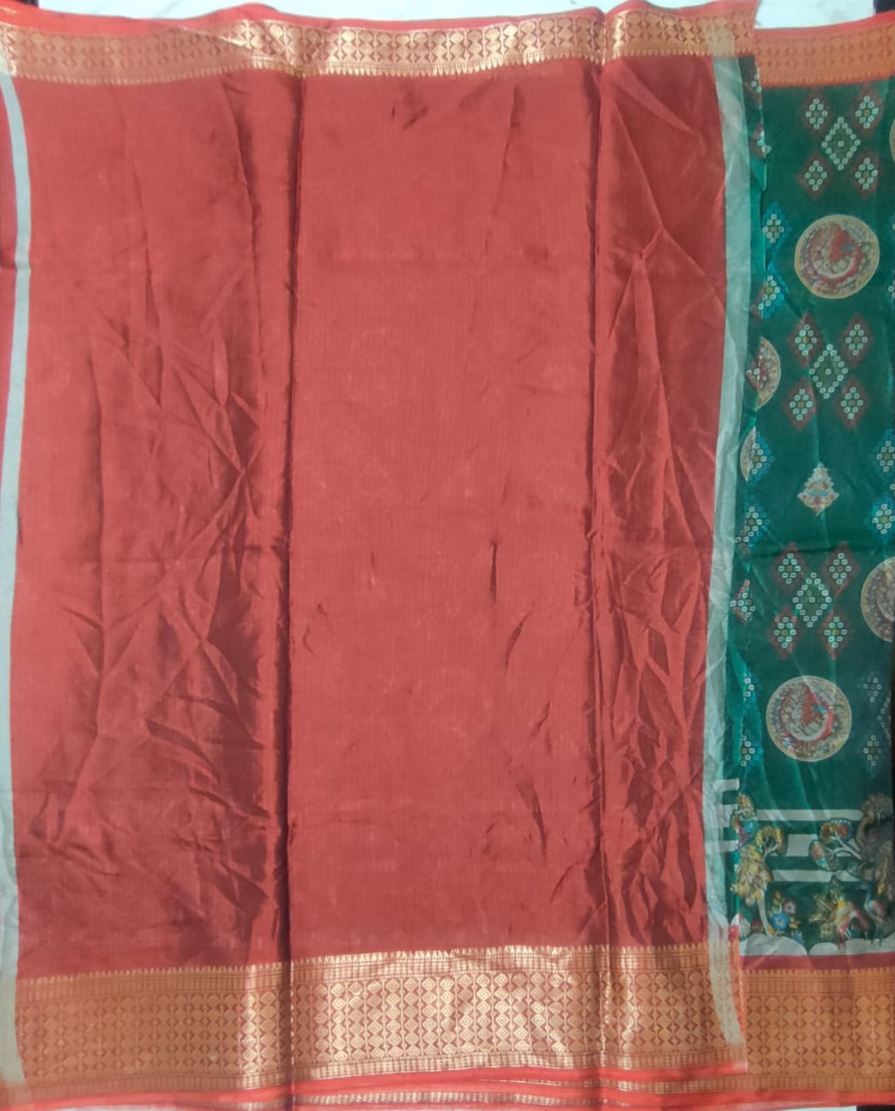 Green Fantasy Silk Sarees