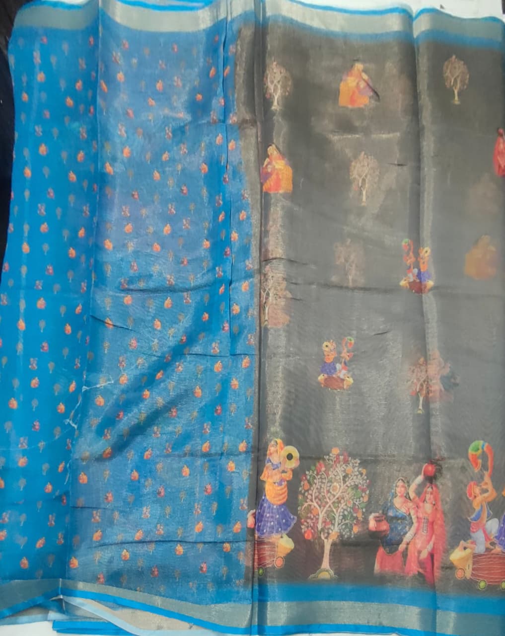 Light weight digital print sarees