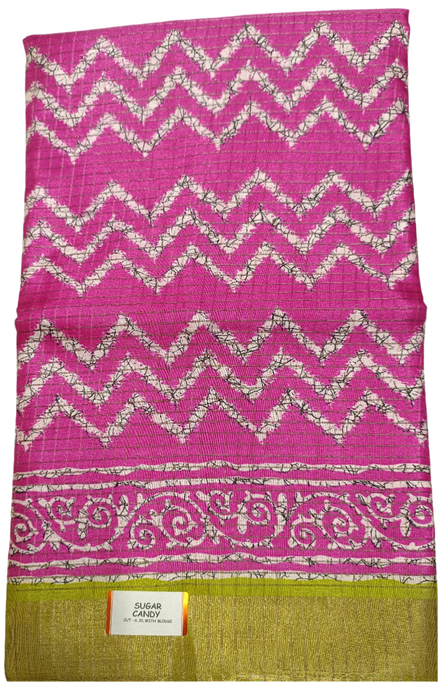 Pink Candy Silk Saree