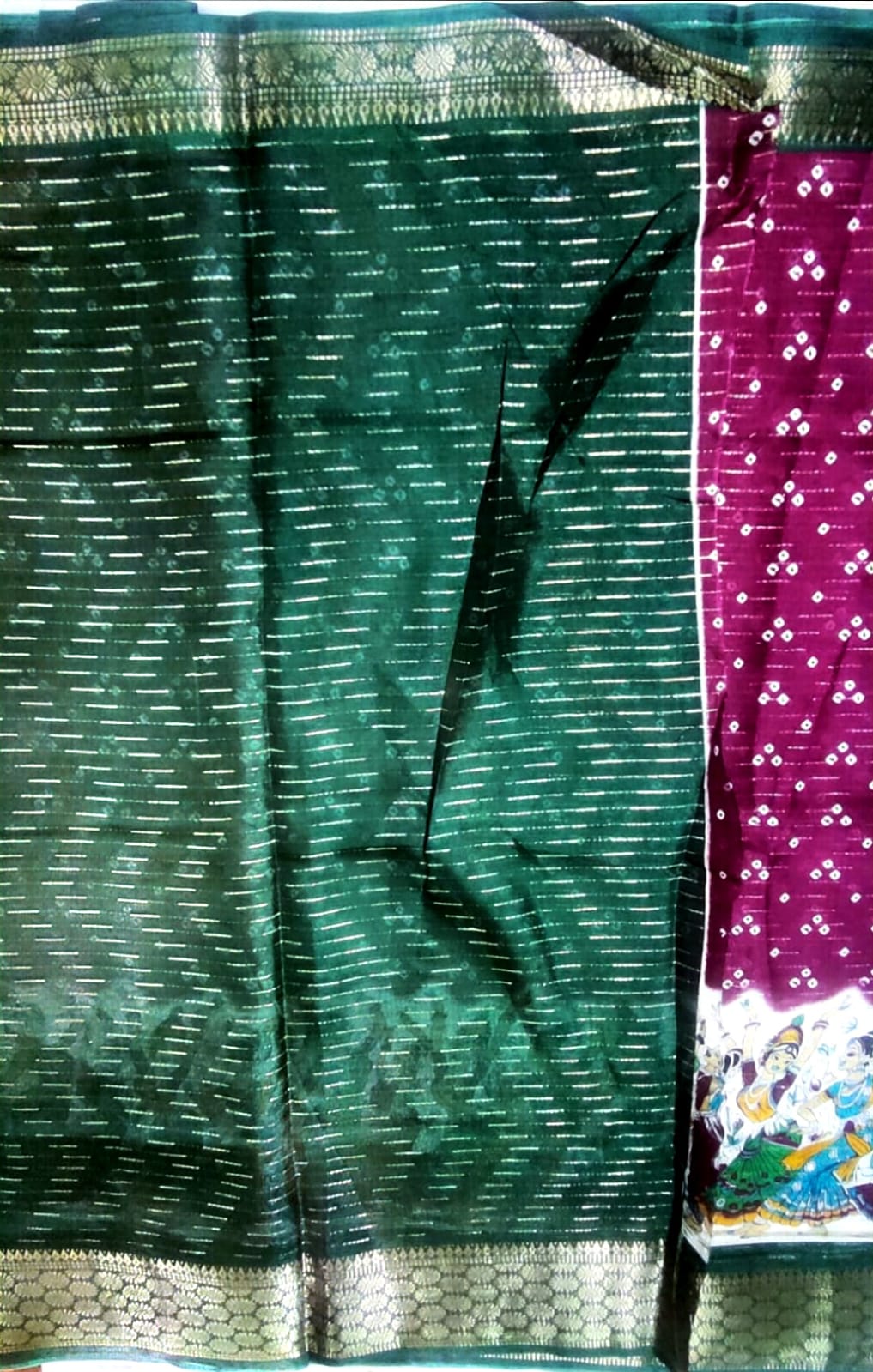 Thick Maron coconut silk saree