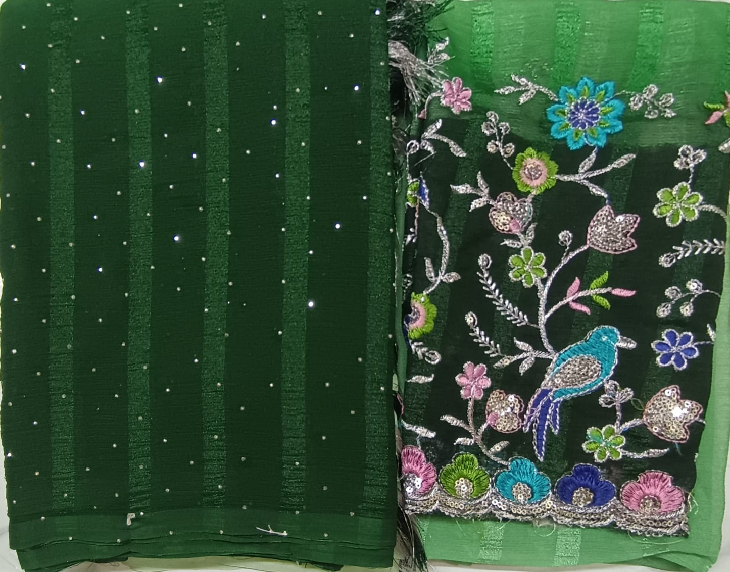 Silk work blouse sarees