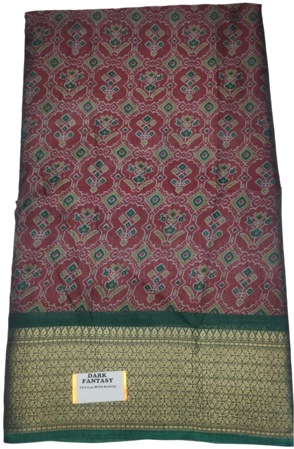 Maron Fantasy Silk Sarees