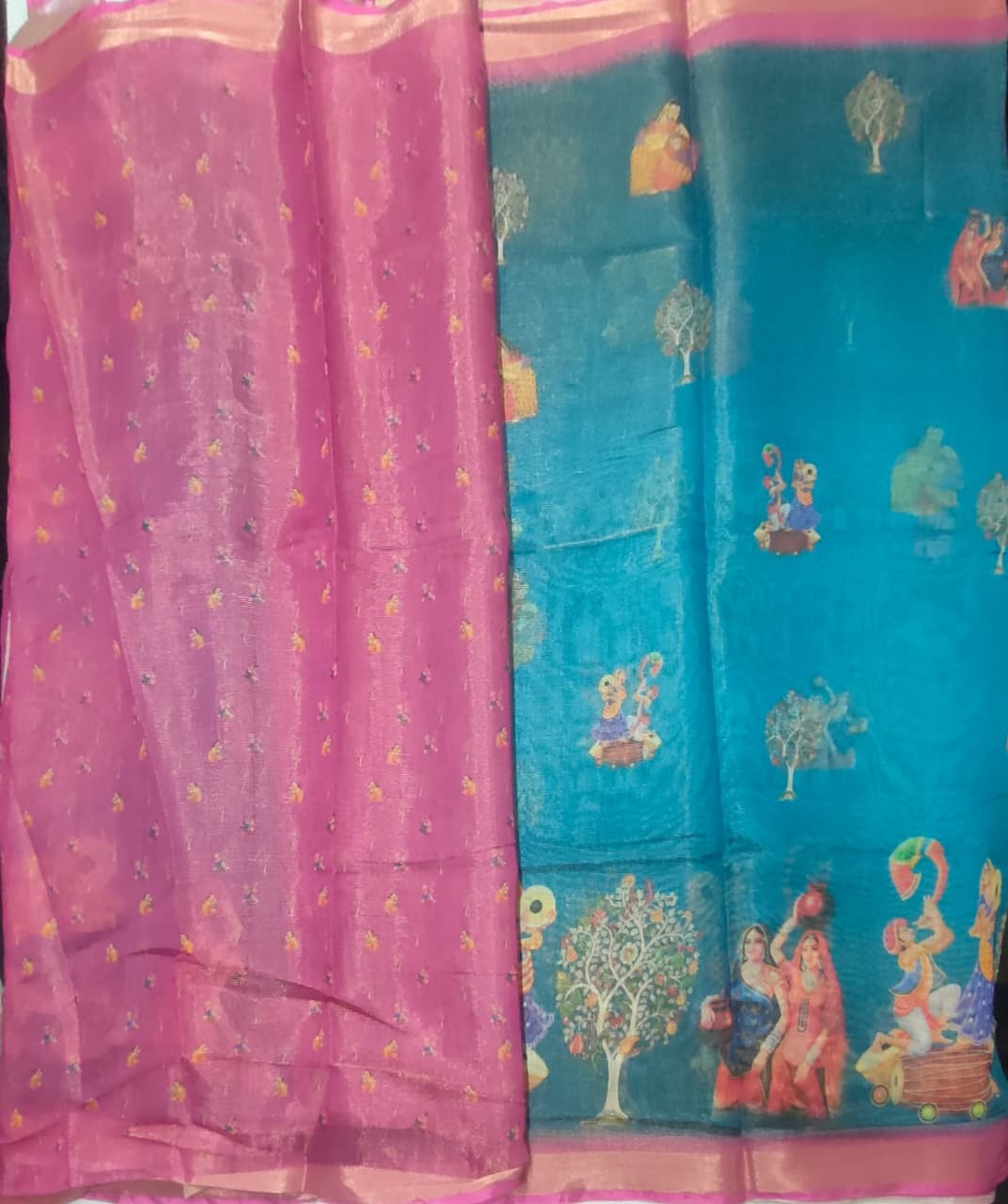 Light weight digital print sarees