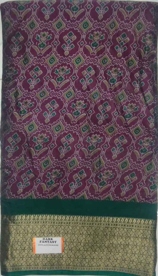 Magenta Fantasy Silk Sarees