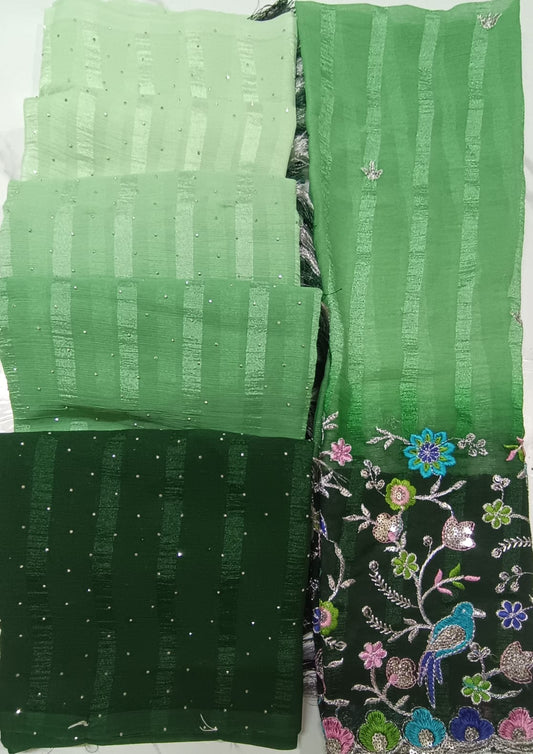Silk work blouse sarees