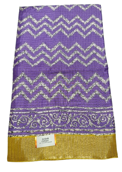 Voilet  Candy silk saree