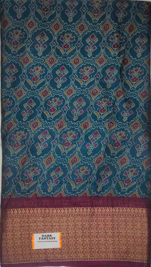 Blue  Fantasy  silk sarees