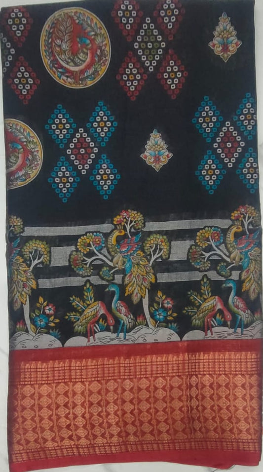 Black  Fantasy  silk sarees