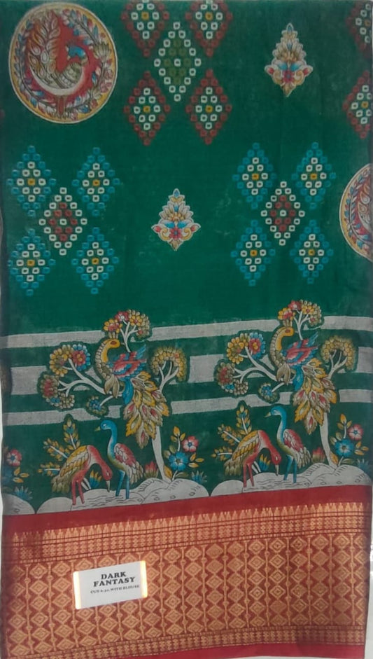 Green Fantasy Silk Sarees
