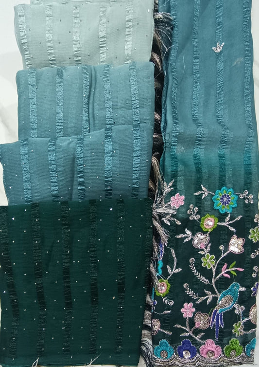 Silk work blouse sarees