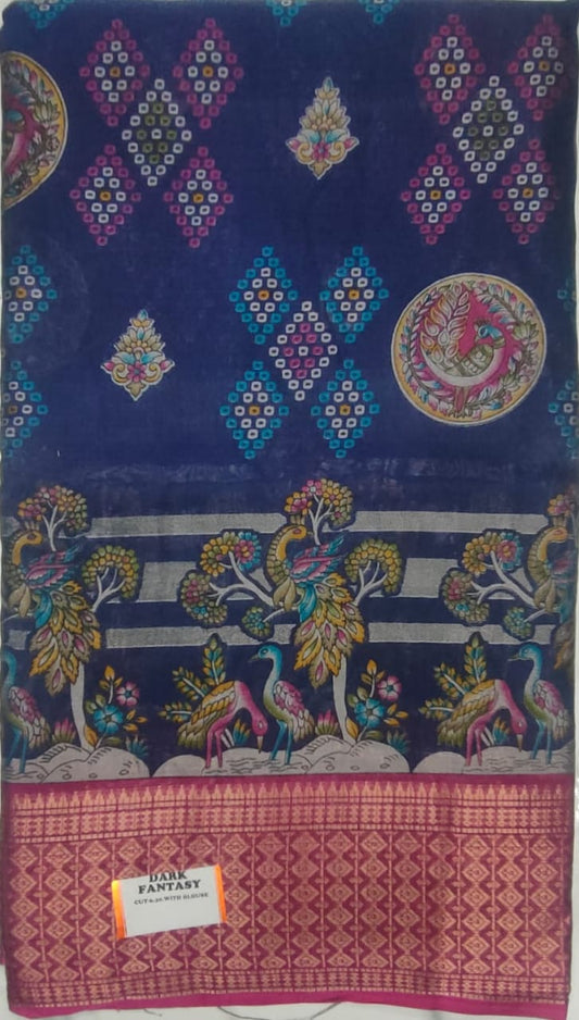 Violet  Fantasy Silk Sarees