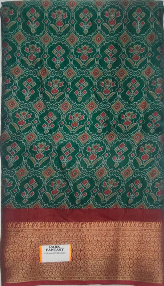 Green Fantasy Silk Sarees